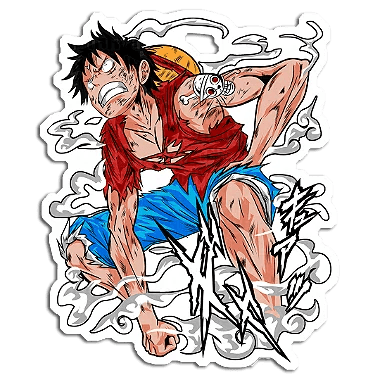 gear 2 Luffy Gear 2 – InkStickers