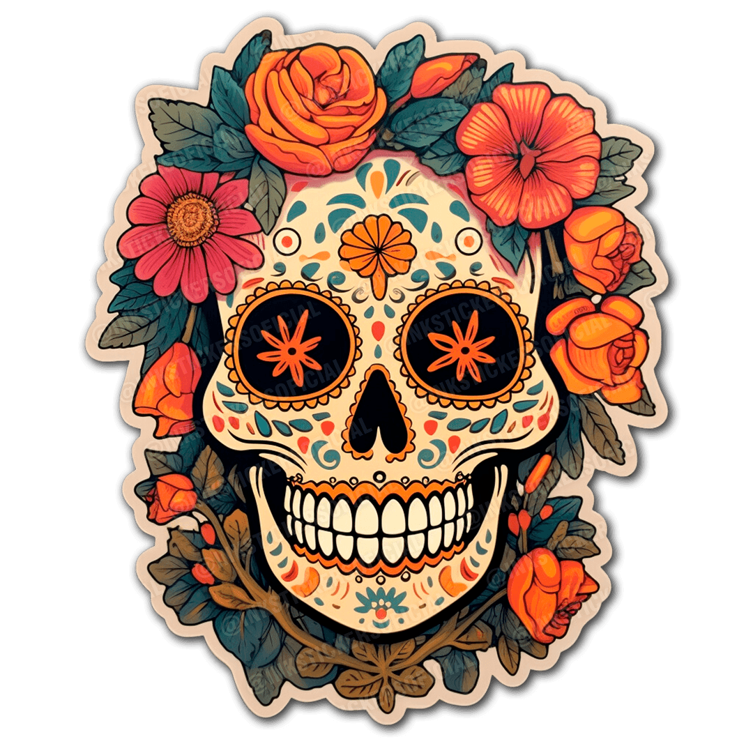 Skull #05 - InkStickers