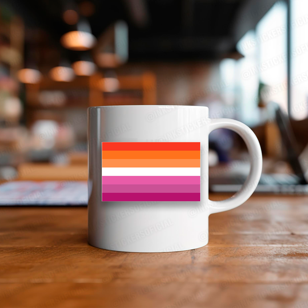 Bandeira Lésbica - InkStickers