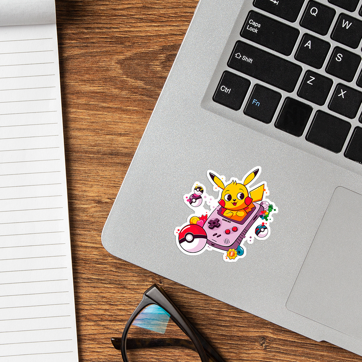 Pikachu Gameboy II - InkStickers