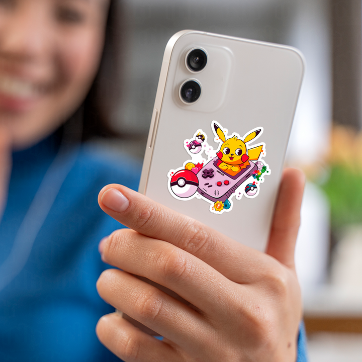 Pikachu Gameboy II - InkStickers