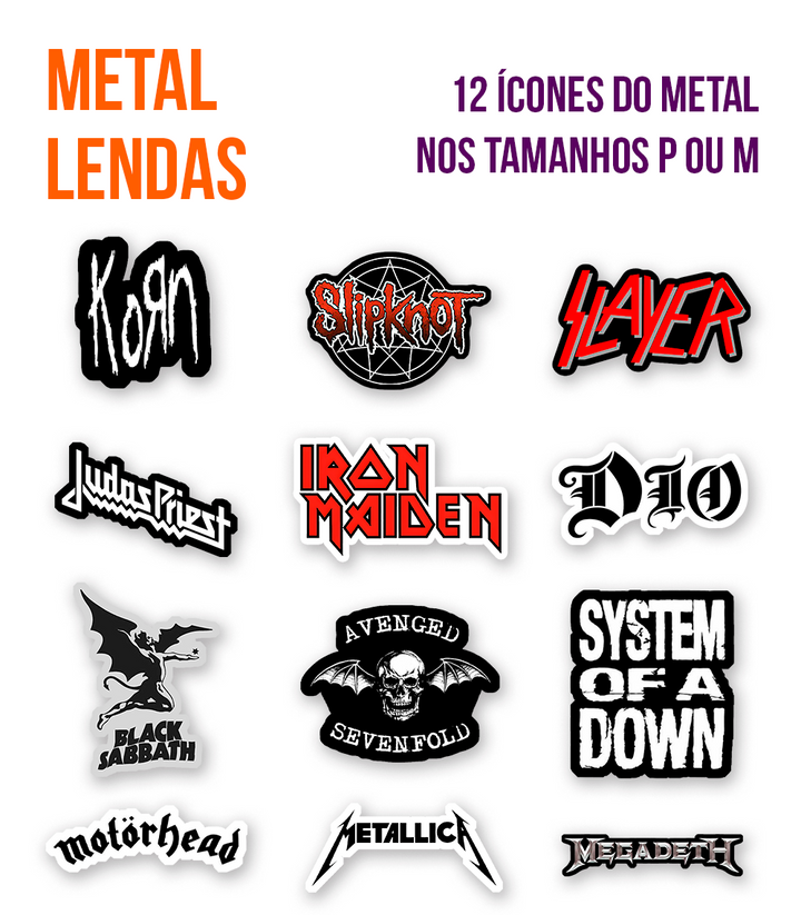 Pack #Metal Lendas