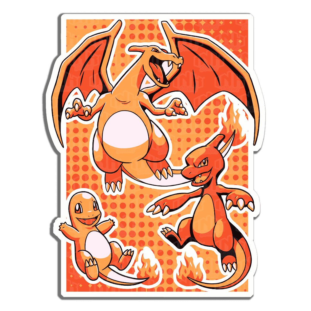 Charmander Evolution – InkStickers