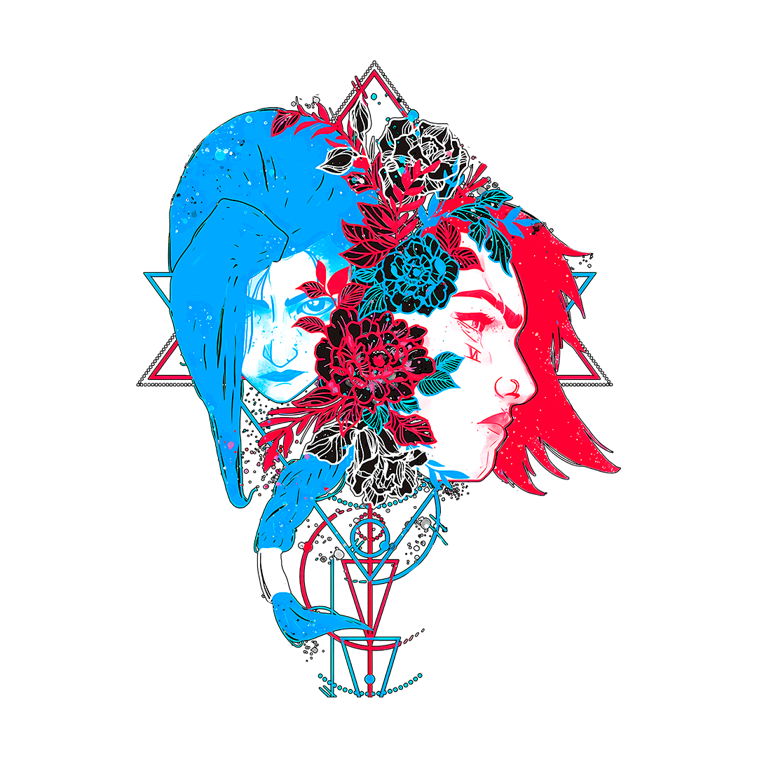 Jinx e Vi - InkStickers