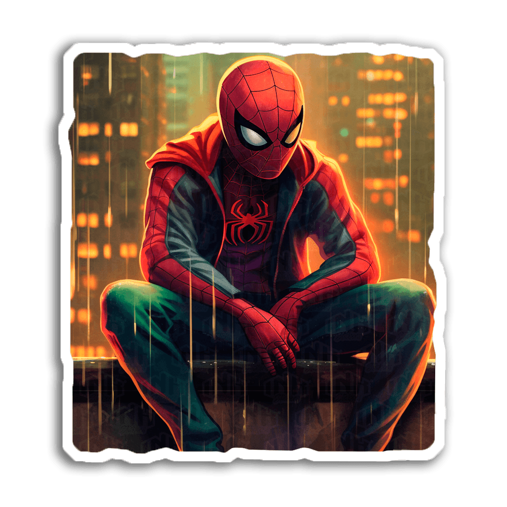 Sad Spider Man - InkStickers