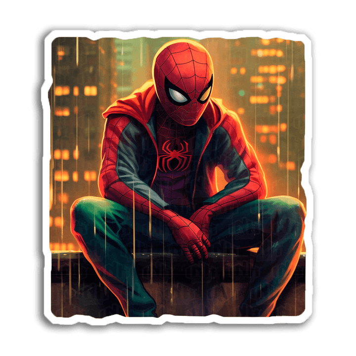 Sad Spider Man - InkStickers