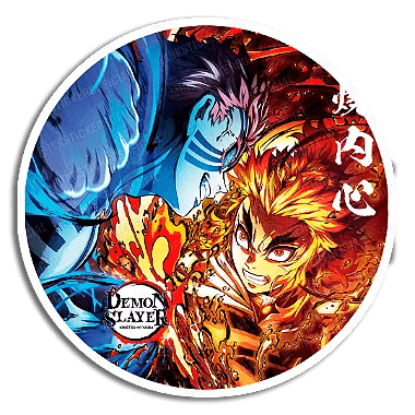 Akaza vs Rengoku - InkStickers