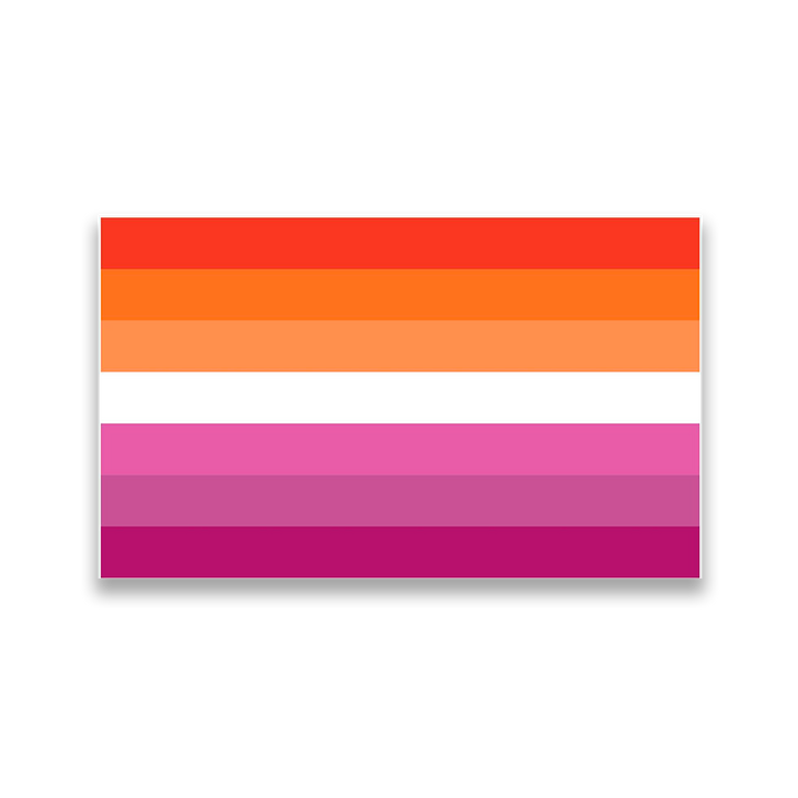 Bandeira Lésbica - InkStickers