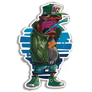 Midline Sticker Bigod O Sapo - Midline – InkStickers