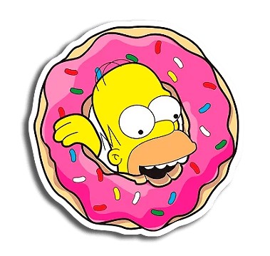 Homer Donout - InkStickers