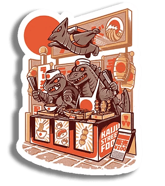 Japa Food Attack III - InkStickers