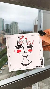 Juli Sailer - Cabecinha Cactosa - InkStickers