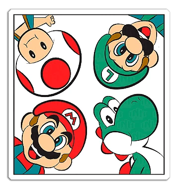 Super Mário Bros #01 - InkStickers