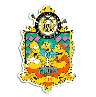 Homer e seus amigos Duff - InkStickers